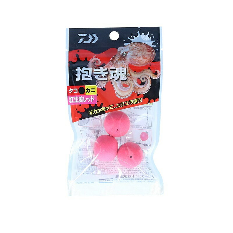 【ブラックフライデー 期間中 エントリーでP10倍！】ダイワ 抱き魂タコ 15 紅生姜レッド | 釣具 釣り ..
