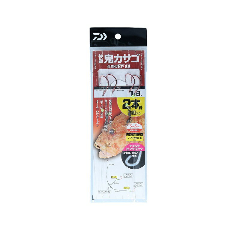 ダイワ 快適鬼カサゴ仕掛 KP (ケイムラピンク) SS 18-8-1.8 | 釣具 釣り フィッシングのサムネイル