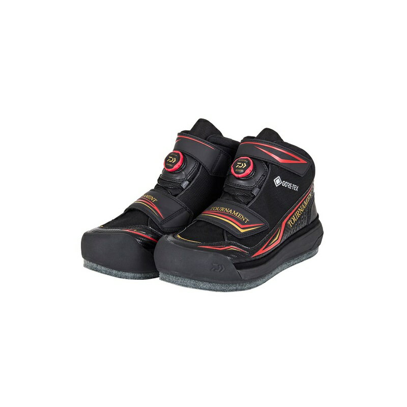 ダイワ TM-2601G トーナメント GORE-TEX シューズ スパイクフェルト レッド 28.0cm | 釣具 釣り フィッシング
