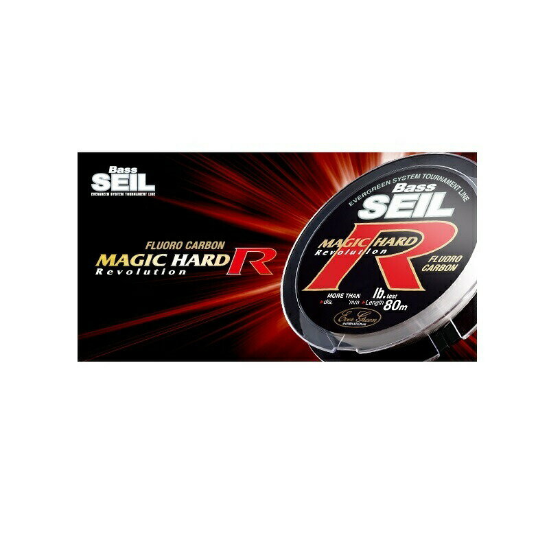 エバーグリーン バスザイル マジックハードR 80m 10LB | 釣具 釣り フィッシング