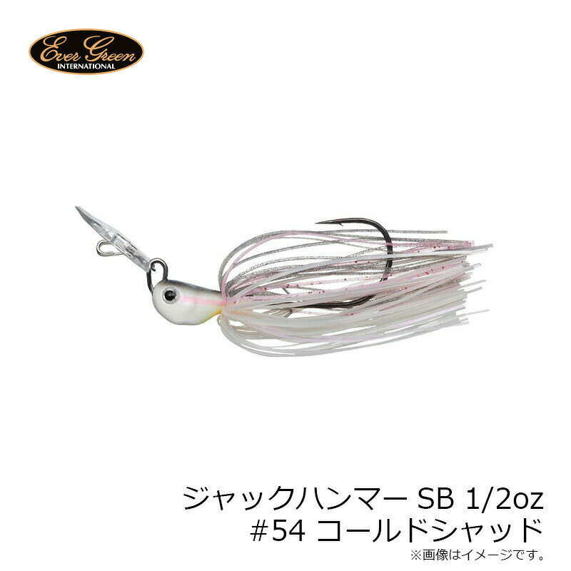 【先着限定最大5,000円OFFクーポン 9/18〜】エバーグリーン ジャックハンマーSB 1/2oz #54 コールドシャッド | 釣具 釣り フィッシング r-bunbun-10074511 つり具のブンブン 楽天市場店 サンプル画像3