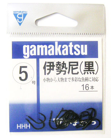 がまかつ 伊勢尼 3号 黒 | 釣具 釣り フィッシング