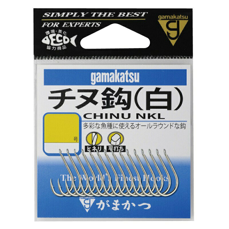 商品説明もっともオーソドックスな鈎で、磯の万能鈎として定評がありますチヌはもちろんマダイやグレ、イサキ狙いにと多彩な魚種に。Gamakatsuがまかつ　バラ チヌ 白●号数:8●入数:11●カラー:白詳細はこちら/image142/4549018313437_1.jpg"> /image142/4549018313437_2.jpg"> /image142/4549018313437_3.jpg"> /image142/4549018313437_4.jpg">