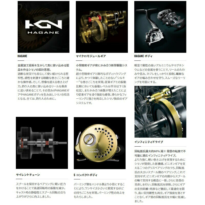 カルカッタコンクエスト 201XG LEFT の商品画像2枚目