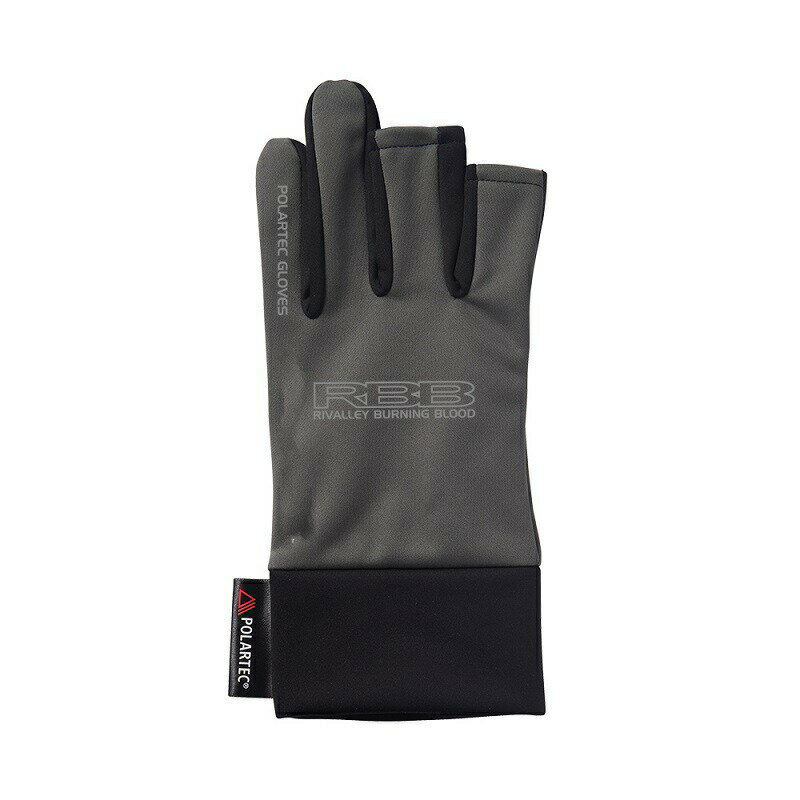 リバレイ 7705 RBB ウィンドガードグローブ3C L グレー | 釣具 釣り フィッシング