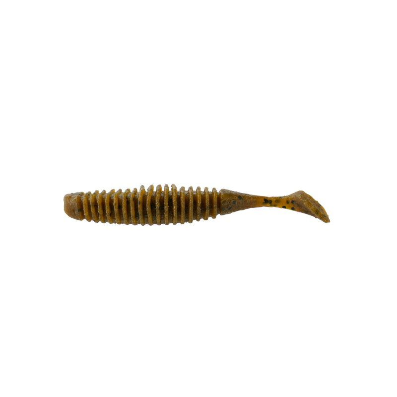 商品説明■魚を捉えて離さないMaxScent x 波動万能モデル多くのアングラーが食わせ能力の高さを実感したPulse Tail 4.2inchに、スピニングとベイトリールのどちらにも使える3inchサイズが登場。ただダウンサイジングするのではなく適正なボディ形状にすることで、「強すぎず弱すぎない絶妙な波動」を生む反則級シャッドテールワームに進化。幅広いリグに対応し、フィールド問わずバスやロックフィッシュなど様々なターゲットを魅了する。■匂いで寄せて、味で離さない唯一無二のマテリアルMaxScent(マックスセント)フォーミュラを練り込んだボディを更に漬け込み熟成させることで、より多く・より長いバイトを実現■ボディフリーリグやノーシンカーでも安定したフォール・スイミング姿勢を保つ扁平・低重心ボディでいかなる速度にも対応。■リブターゲットに見切らせない複雑な水流を生み出すバークレイ特有リブ。リブが気泡を含むことでシルエットを大きく見せたり、ゆっくりフォールしながら発生するバブル(波動)で効果的にアピール。針先を隠せるように中央付近のリブを高く設計することで、スナッグレス性能もアップ。■テールスローな動きでもパタパタとアクションし水を攪拌。テールが生み出す「強すぎず弱すぎない絶妙な波動」は、リアルな生命感を演出しターゲットの捕食本能を刺激する。■ヘッドヘッド部分にはリブをつけず一体にすることでフックのズレを軽減し、釣りのテンポを落とさせない。■3インチバスでは野池、リザーバー、ハイプレッシャーレイクなど全国どのフィールドでも使いやすいサイズ感。ソルトウォーターではロックフィッシュやクロダイなどがいるフィールドで活躍。Berkleyバークレイ　パルステール 3インチ●サイズ: 3インチ（実寸約7cm）●重さ:約4.4g●入数:8●カラー:グリーンパンプキン詳細はこちら