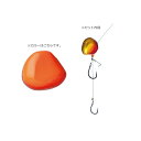 がまかつ 19-369 桜幻 遊動鯛テンヤ 45g(12号) #22 アピールオレンジ | 釣具 釣り フィッシング