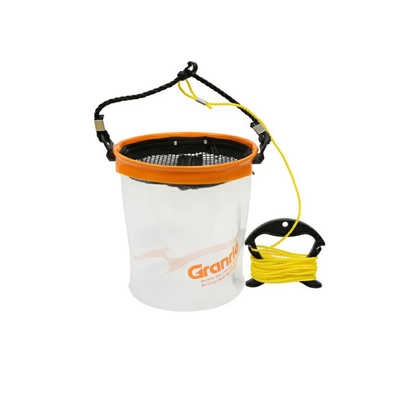 タカ産業 329-丸 スケルトンメッシュ丸型バケツ 21cm | 釣具 釣り フィッシング