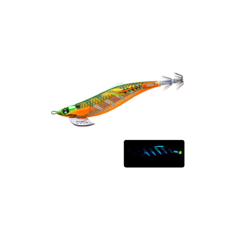 デュエル EZ-Q フィンプラスランガン 3.5号 BLGM ブルー夜光ゴールドグリーン | 釣具 釣り フィッシング