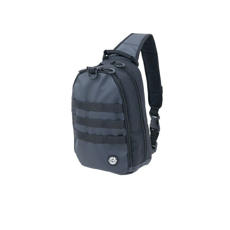 がまかつ LE317 ランガンボディバッグ #1 ブラック | 釣具 釣り フィッシング