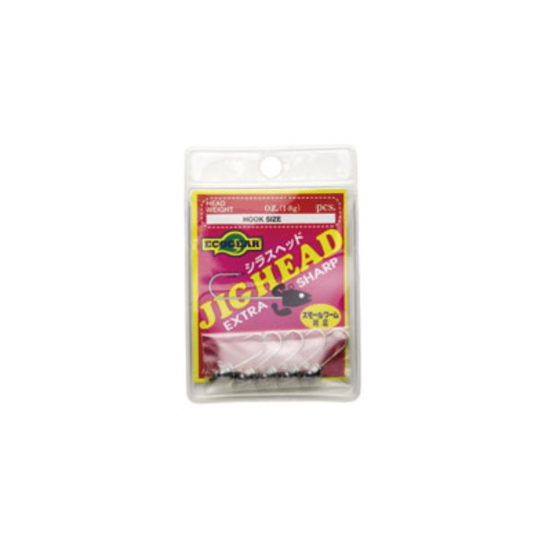 エコギア シラスヘッド 3/64oz(1.3g)#8 | 釣具 釣り フィッシング