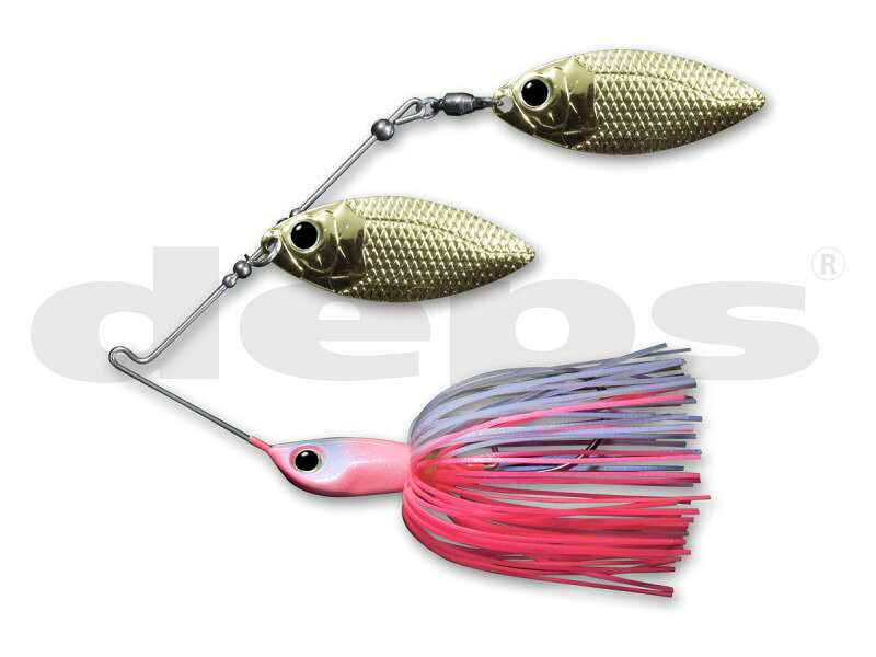 デプス Bカスタム(B-CUSTOM) 3/8oz ダブルウィロー #24 バブルガムプロブルー | 釣具 釣り フィッシング