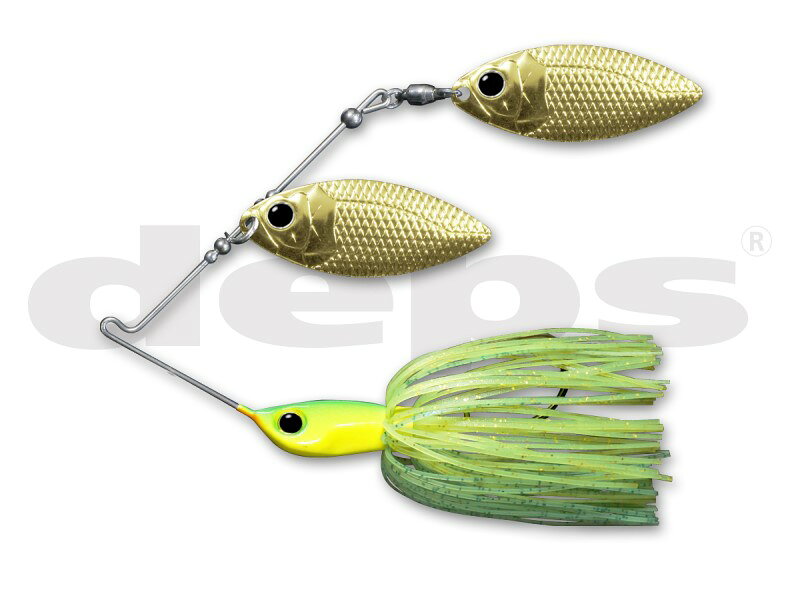 デプス Bカスタム(B-CUSTOM) 5/8oz ダブルウィロー #04 ライムチャート | 釣具 釣り フィッシング