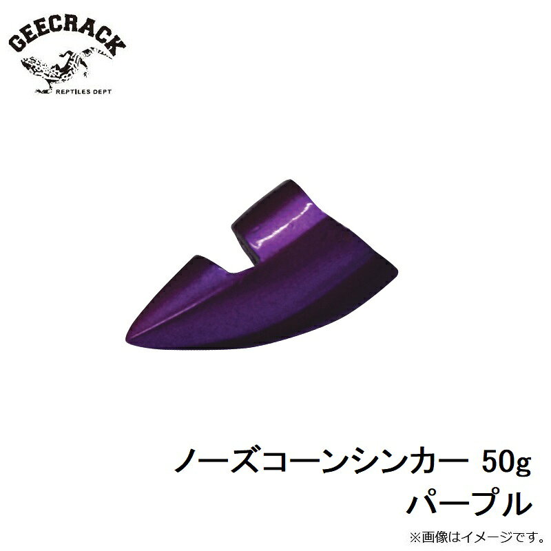 ジークラック ノーズコーンシンカー 50g パープル | 釣具 釣り フィッシング