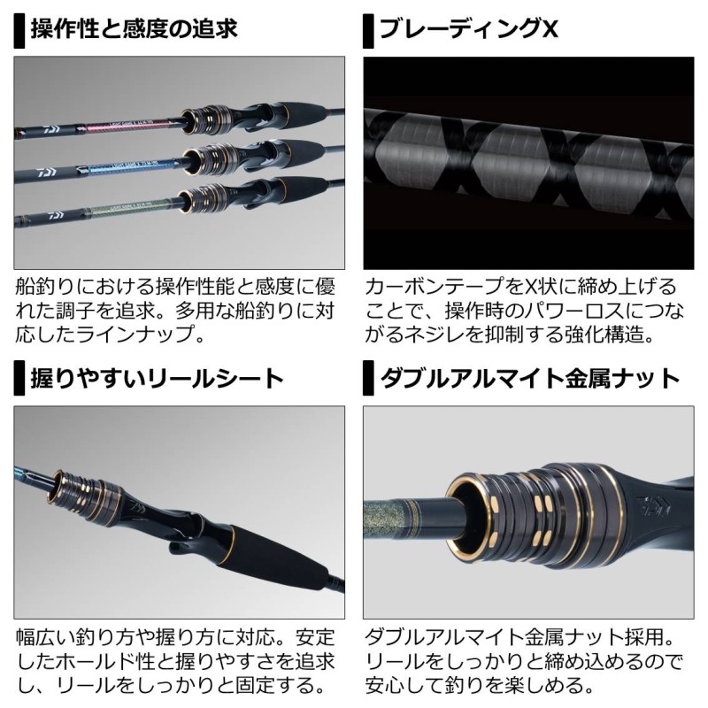 ダイワ ライトゲームX 73 H-190・R | 釣具 釣り フィッシング