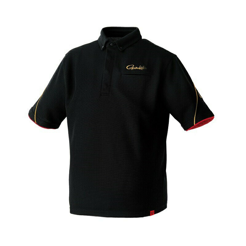 がまかつ GM3732 フィッシングシャツショートスリーブ ブラック S | 釣具 釣り フィッシング