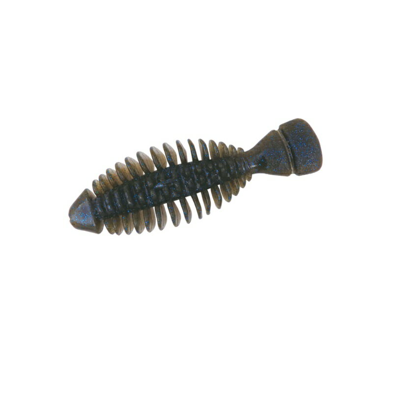 ボトムアップ ギミー 3.5インチ M004 ダークシナモンブルー&ペッパー | 釣具 釣り フィッシング