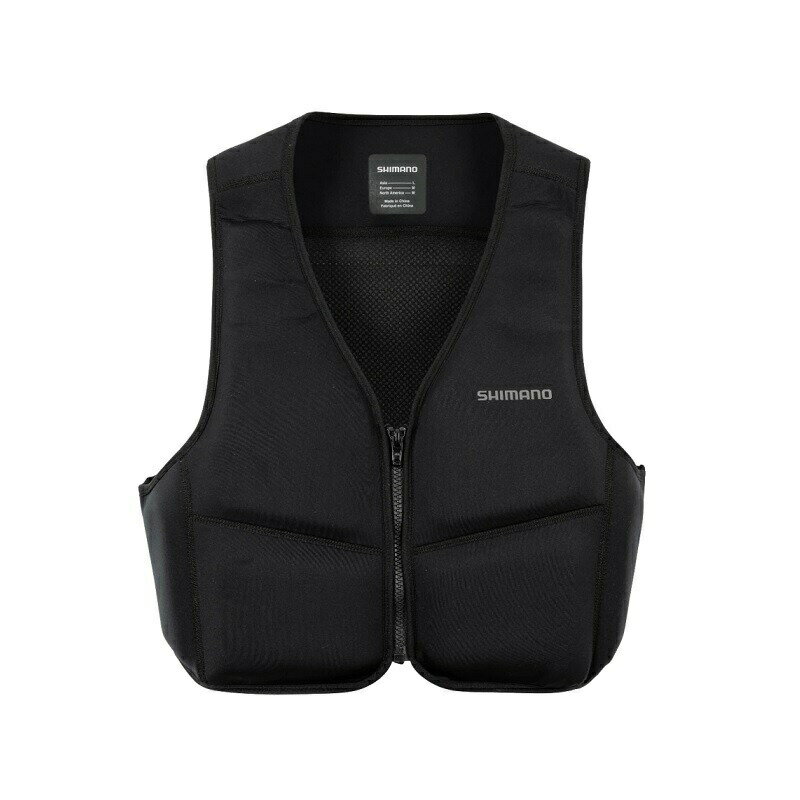 シマノ FI-027W ガードベスト XL ブラック | 釣具 釣り フィッシング
