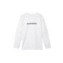 シマノ SH-022W ドライロゴTシャツロングスリーブ S ホワイト | 釣具 釣り フィッシング