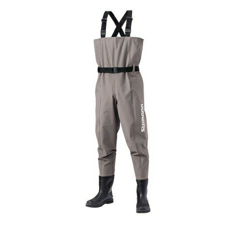 シマノ FF-052T ハイパーウェーダー(チェストハイ・カットフェルトソール) M スモークグレー | 釣具 釣..