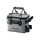 シマノ BK-021W ロッドレスト タックルバッグ (レスト2/ハードタイプ) 22L グレー | 釣具 釣り フィッシング