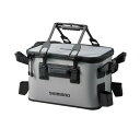 シマノ BK-024W ロッドレスト タックルバッグ (レスト4/ハードタイプ) 27L グレー | 釣具 釣り フィッシング