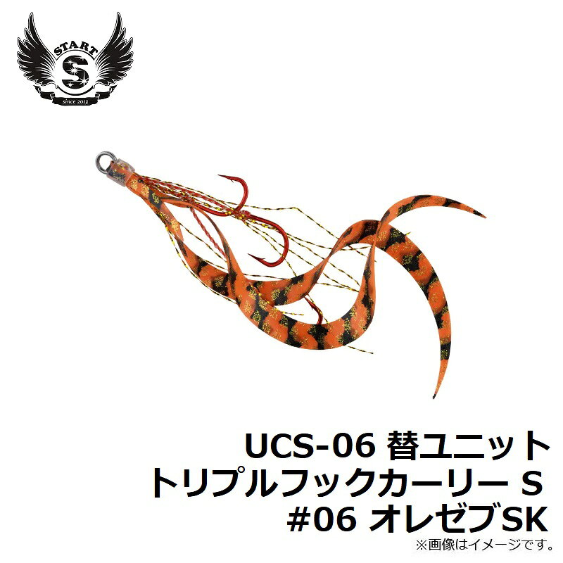 替ユニット トリプルフックカーリー S #06 オレゼブSK の商品画像3枚目