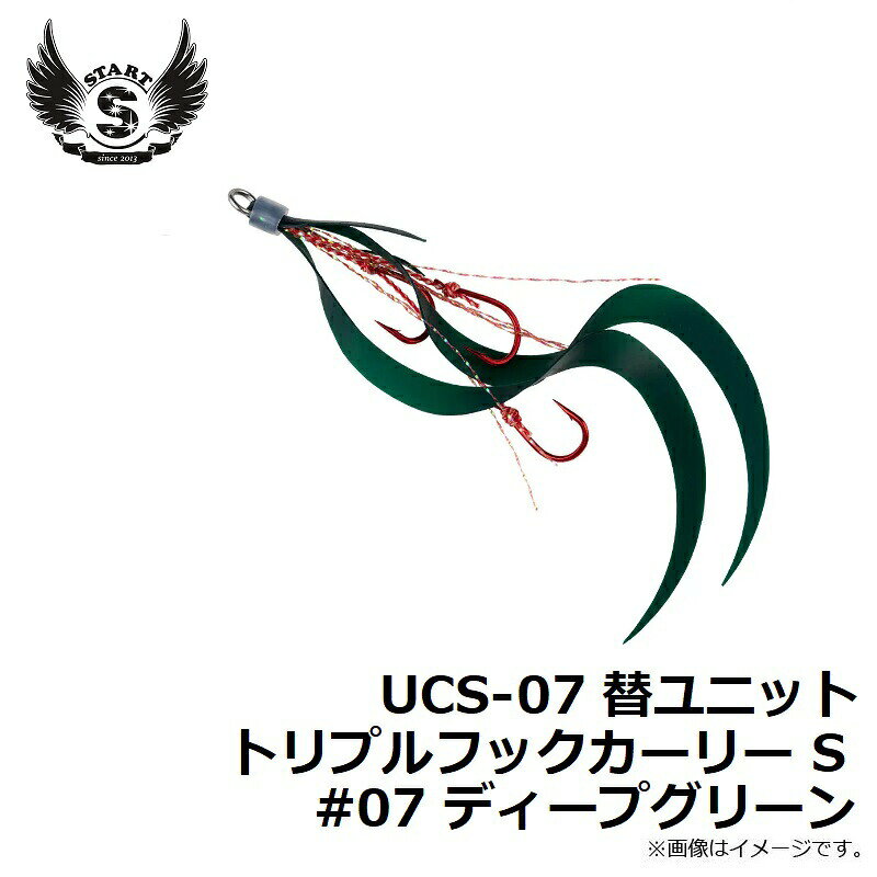 替ユニット トリプルフックカーリー S #07 ディープグリーン の商品画像3枚目