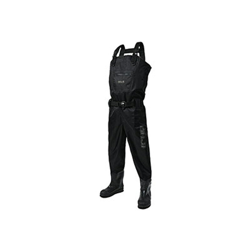 Wear - 3点以上で最大ポイント10倍要エントリー エクセル OH-004P チェストハイウェダー 420D (フェルトピンソール) M (25.0cm-25.5cm) ブラック | 釣具 釣り フィッシング