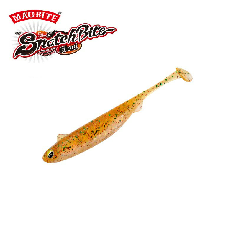マグバイト MBW04 スナッチバイトシャッド 4インチ 10 ホロハラハゼ | 釣具 釣り フィッシング