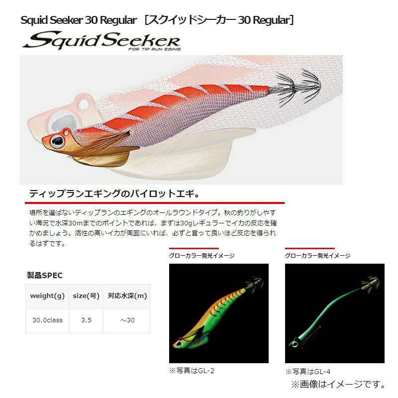 バレーヒル スクイッドシーカー 30 レギュラー #GL-5 グローベイト | 釣具 釣り フィッシング r-bunbun-10114921 つり具のブンブン 楽天市場店 サンプル画像2