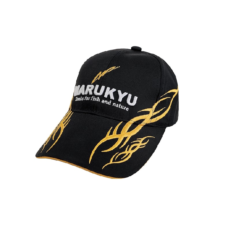 マルキュー マルキュー撥水トライバルキャップ02 ブラック | 釣具 釣り フィッシング