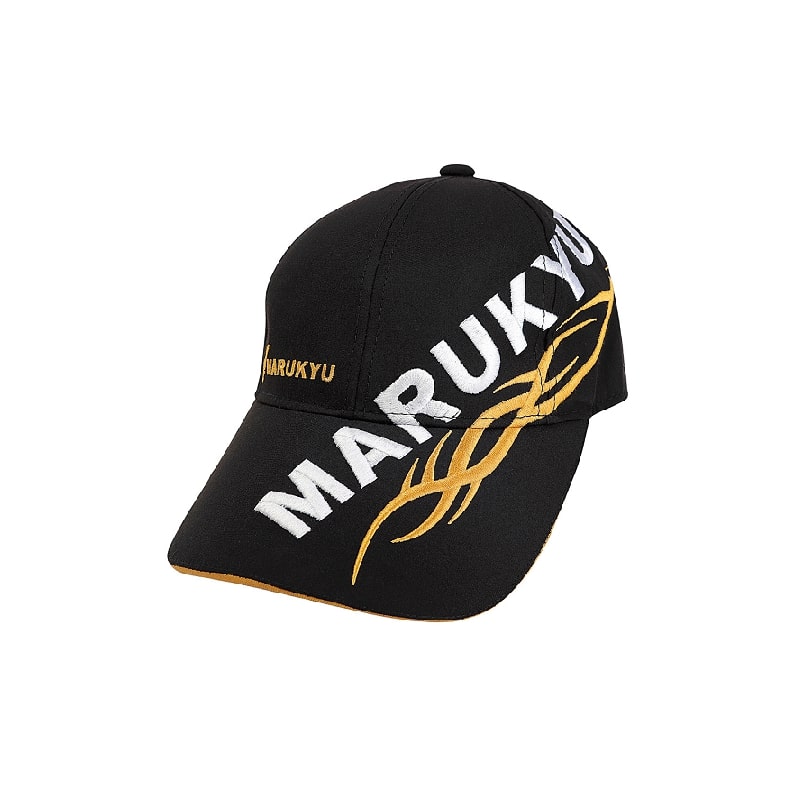 マルキュー マルキュー撥水トライバルキャップ03 ブラック | 釣具 釣り フィッシング