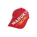 マルキュー マルキュー撥水トライバルキャップ03 レッド | 釣具 釣り フィッシング
