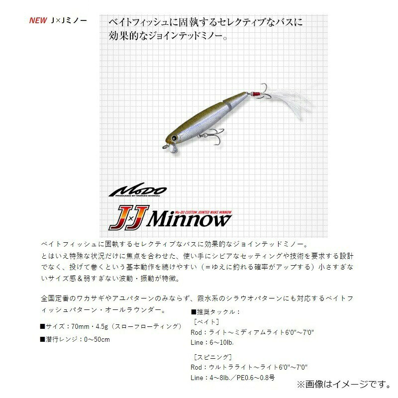 【先着限定最大5,000円OFFクーポン 9/18〜】エバーグリーン JxJミノー #108 ゴーストアユ | 釣具 釣り フィッシング r-bunbun-10076203 つり具のブンブン 楽天市場店 サンプル画像2
