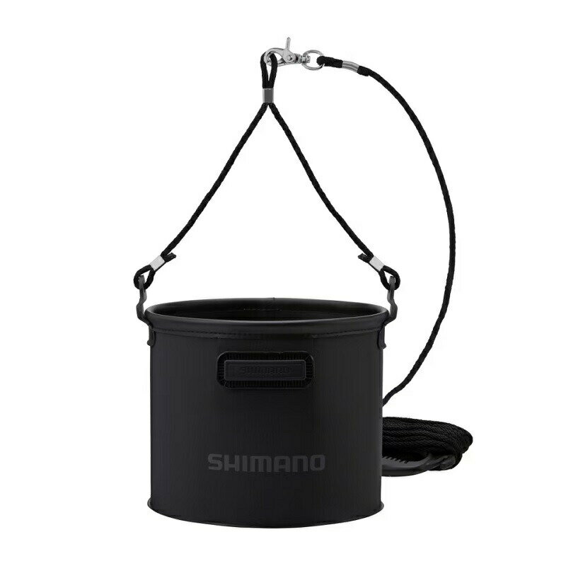 シマノ BK-053Q 水汲みバッカン 21cm リアルブラック | 釣具 釣り フィッシング