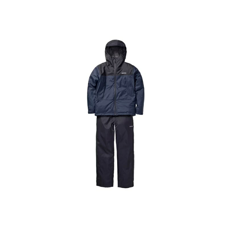 シマノ RB-057X ベーシックインサレーション レインスーツ L ネイビー | 釣具 釣り フィッシング