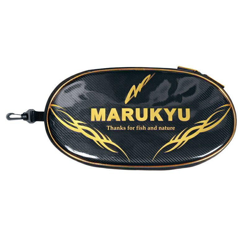 マルキュー TR-01 タモ枠ケース ブラック/ゴールド | 釣具 釣り フィッシング