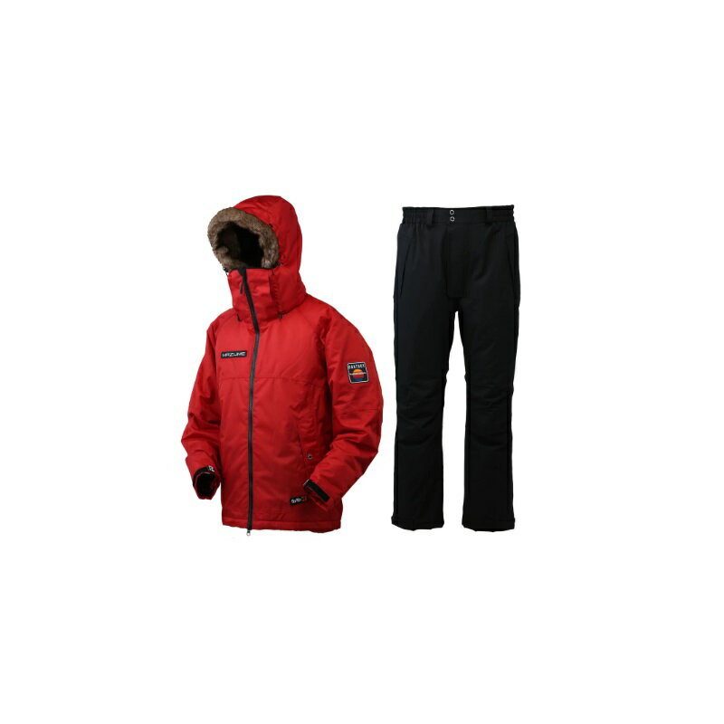 オレンジブルー MZFW-795 mazume コンタクトオールウェザースーツ LL レッド/ブラック | 釣具 釣り フ..