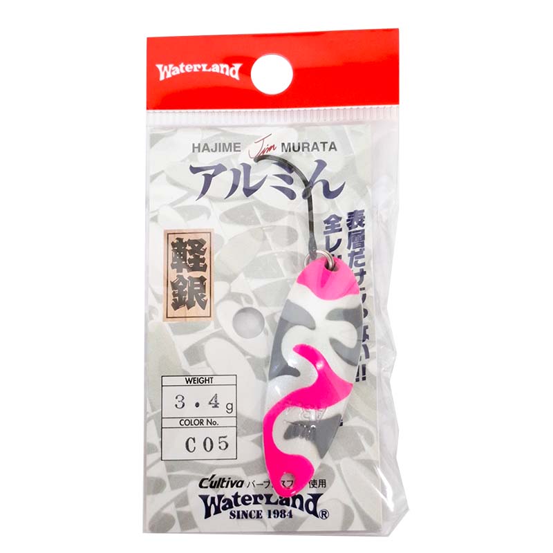 ウォーターランド アルミん 3.4g C05 Pホワイト/ピンクカモ | 釣具 釣り フィッシング