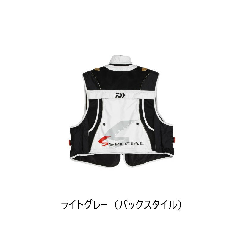 ダイワ DV-1025 スペシャル バリアテックショートベスト ライトグレー L | 釣具 釣...