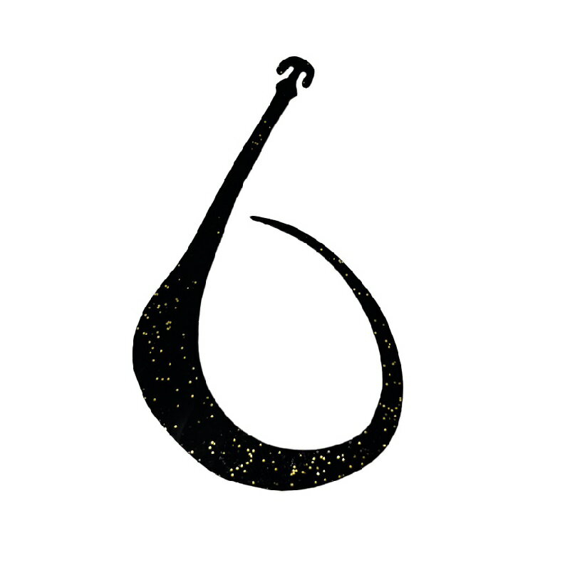 ガラパゴス(Galapagos) 鯛龍 NOROSHI 80 (タイリュウ ノロシ) 011 ブラック(ゴールドラメ入り) /松岡スペシャル ワンピース ラバー...