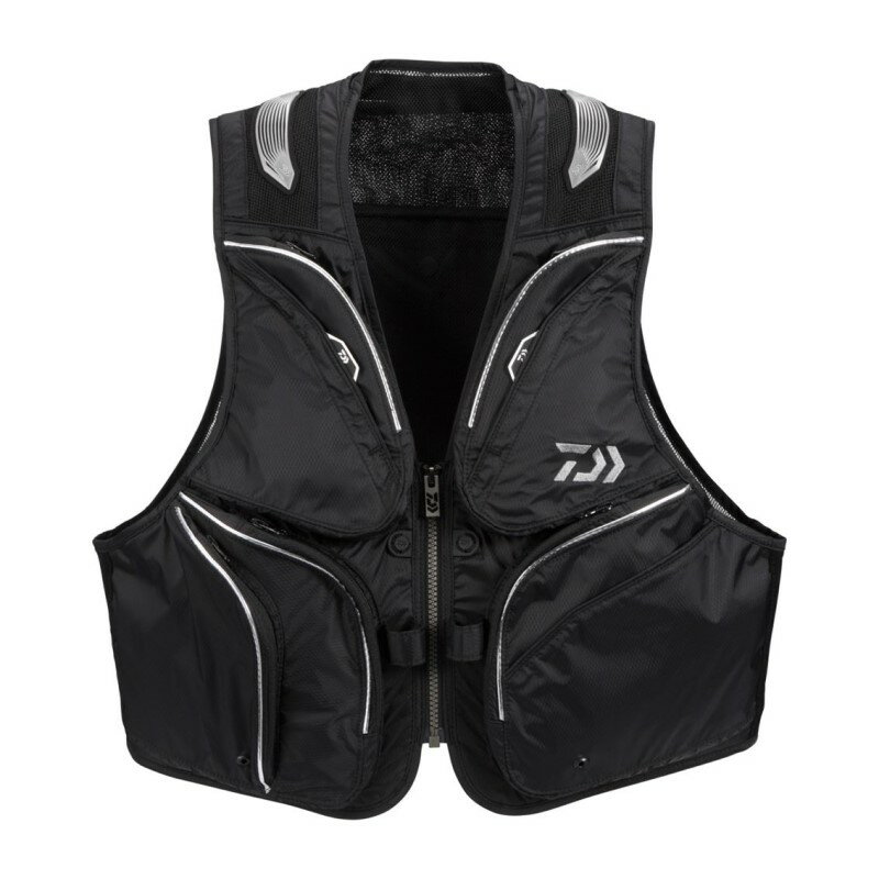 Fishing Vests - ダイワ DV-3025 ショートフィッシングベスト ブラック M | 釣具 釣り フィッシング