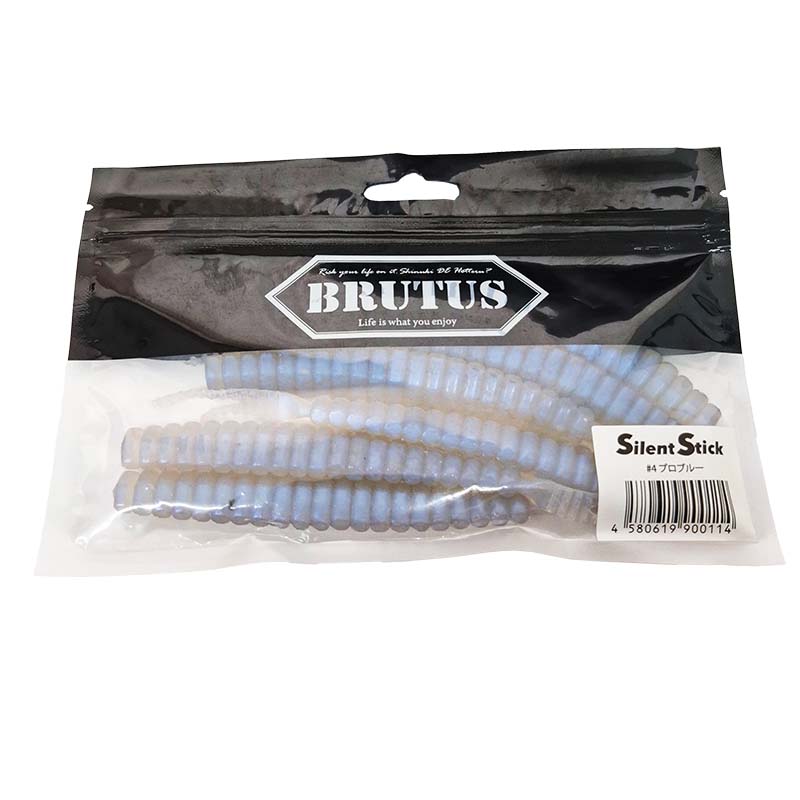 【ブラックフライデー 期間中 エントリーでP10倍！】BRUTUS(ブルータス) サイレントスティック 6インチ #04 プロブルー | 釣具 釣り フィッシング