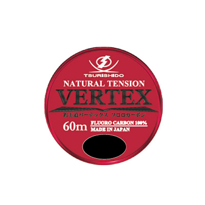釣士道 【在庫限り特価】 バーテックスフロロカーボン 60m 3号 | 釣具 釣り フィッシング