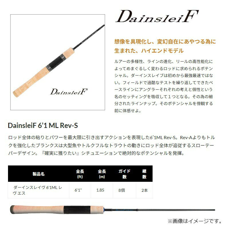 ヴァルケイン ダーインスレイヴ 6’1ML Rev-S RM | 釣具 釣り フィッシング r-bunbun-10102428 つり具のブンブン 楽天市場店 サンプル画像2
