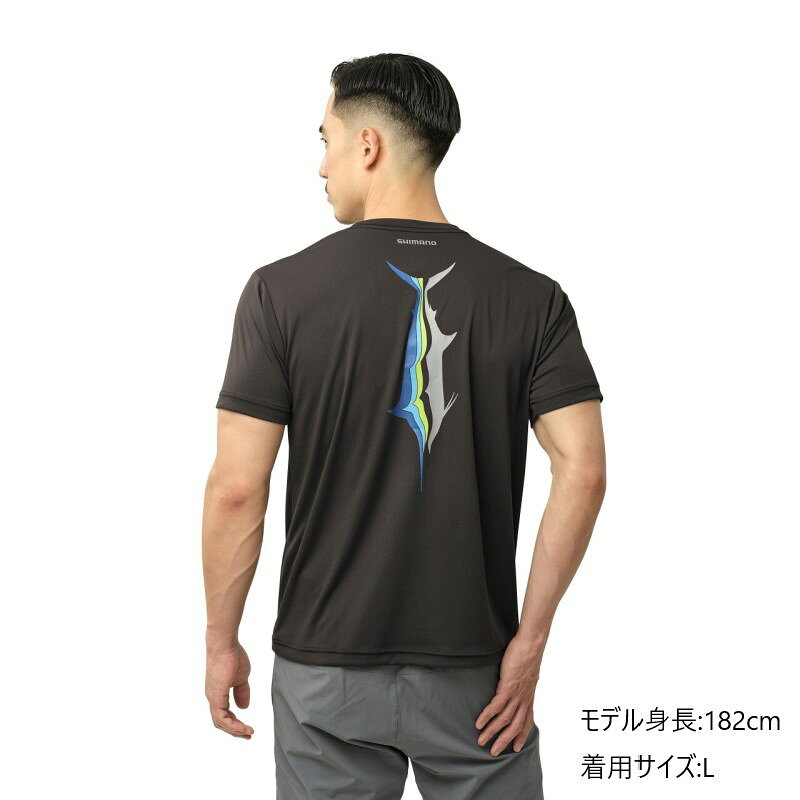 シマノ SH-061Y サンプロテクションTシャツ ショートスリーブ 2XL モスグレー | 釣具 釣り フィッシング