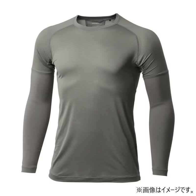 시마노 [재고 한계 특가] IN-000Y 선 프로텍션 쿨 하이브리드 이너 셔츠 2XL 그레이 / 낚시 도구 낚시 피싱