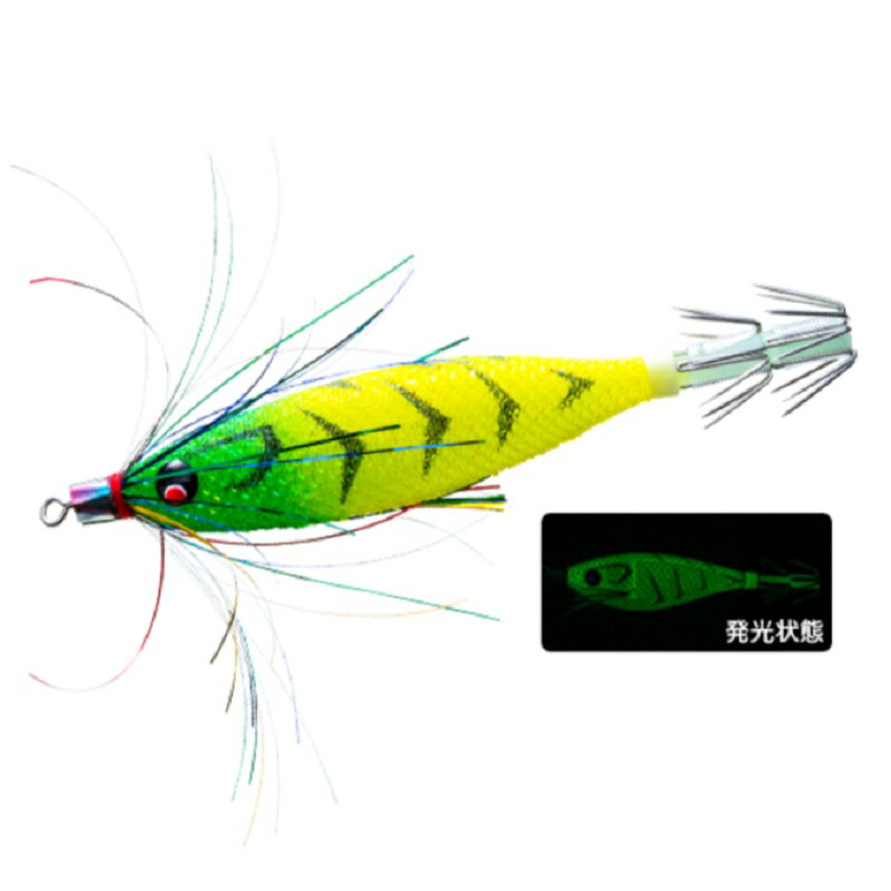 商品説明ぴっかぴかキラキラティンセルの誘惑揺らめきと煌めきで小魚の群れを演出デイゲーム〜夜焚きまであらゆる状況に対応可能なカラー構成オールマイティーなラウンド形状は水キレも良好●糸ヨレ防止サルカン●程良いボリュームのベーシック魚型スッテ●フラッシングアピールするフラッシュアイ●トリックフック根がかりしても針が伸びて外しやすく、また伸びても元に戻すことのできるオリジナルフック。DUEL PICCAデュエル ピッカ●型番:A1862●サイズ:80mm●ウェイト:5g●カラー:夜光グリーン海外でも人気のあるハイアピールカラー。濁り潮での実績も非常に高い。詳細はこちら