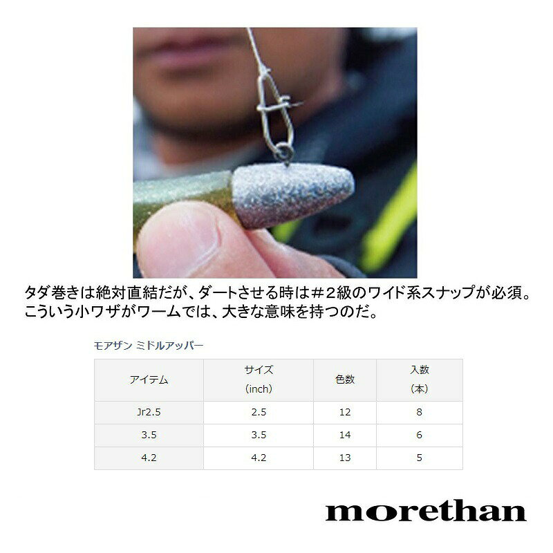 ダイワ モアザン ミドルアッパー 3.5インチ 銀粉富津ベイト | 釣具 釣り フィッシング